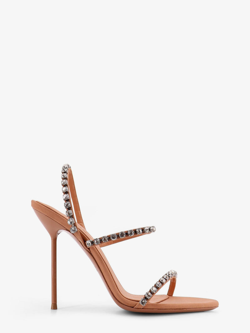 Paris Texas Paris Texas Lidia Satin Sandals Beige Women - World Class Fashion