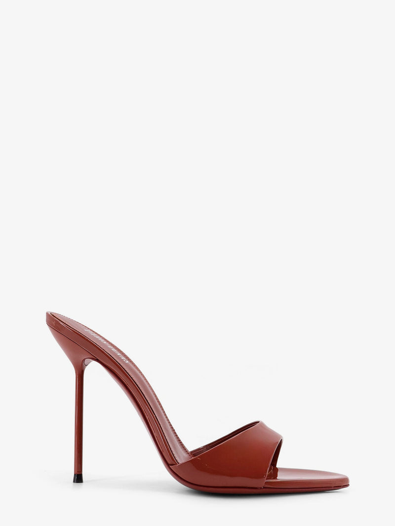 Paris Texas Paris Texas Lidia Sandalias de charol marrones - World Class Fashion