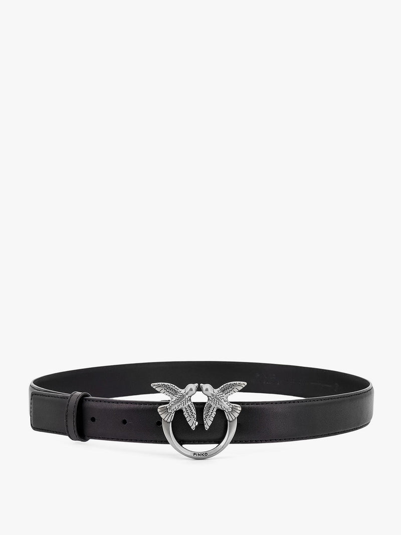 Pinko Pinko Berry Leather Belt Black Women - World Class Fashion