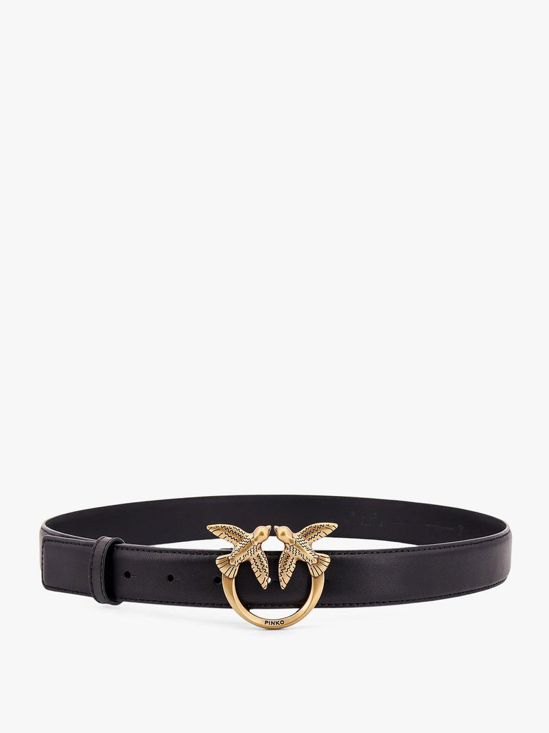 Pinko Pinko Berry Leather Belt Black Women - World Class Fashion