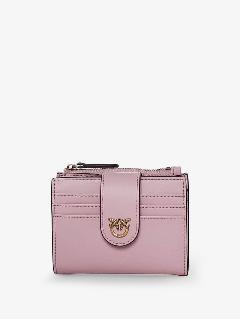 Pinko Pinko Leather Wallet Pink Women - World Class Fashion