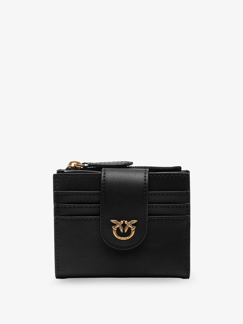 Pinko Pinko Leather Wallet Black Women - World Class Fashion