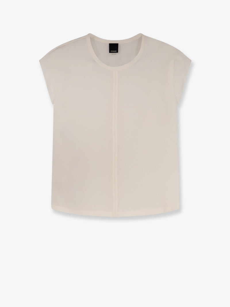 Pinko Pinko Blossom Silk Shirt White - World Class Fashion