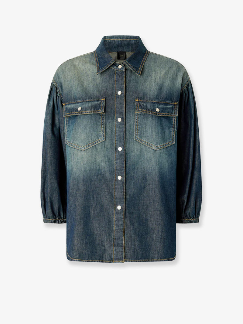 Pinko Pinko Danae Light Denim Shirt - World Class Fashion