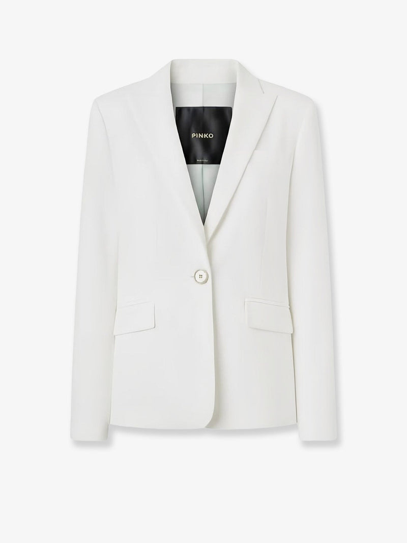 Pinko Pinko Freda Stretch Linen And Viscose Blazer - World Class Fashion