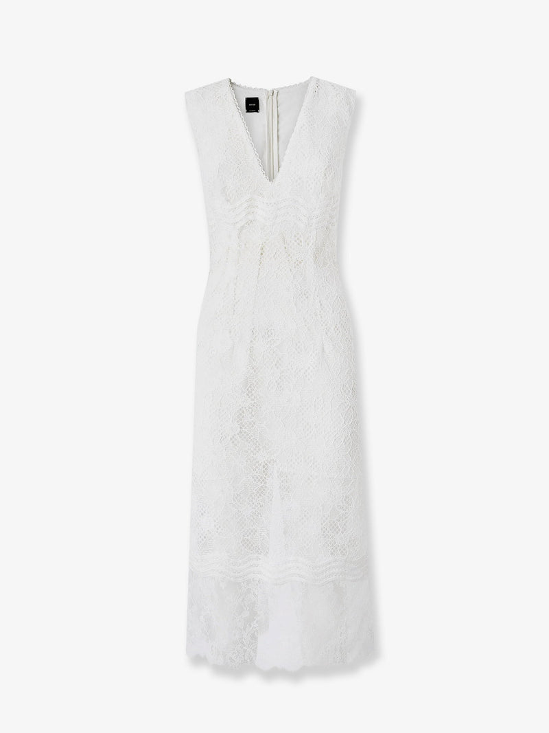 Pinko Pinko Audrey Lace Dress White - World Class Fashion