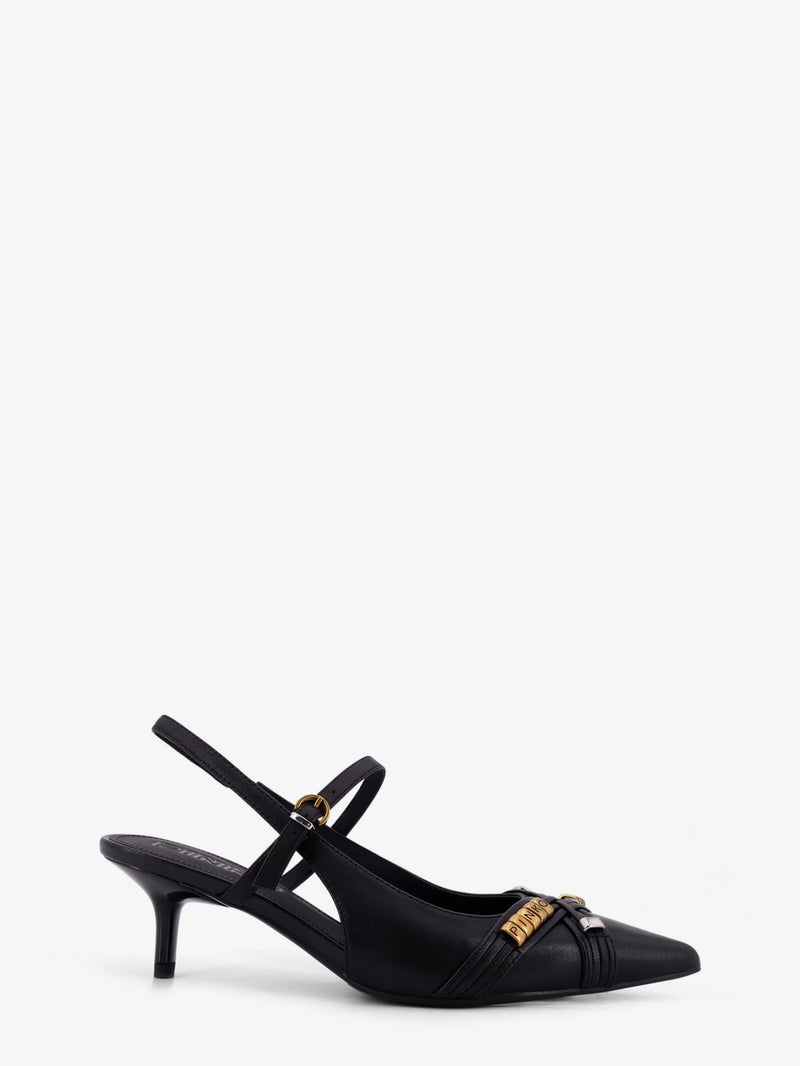 Pinko Pinko Gloria 18 Leather Pumps Black - World Class Fashion