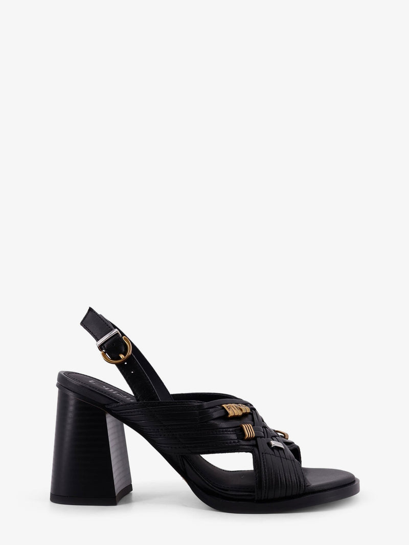 Pinko Pinko Lara Leather Sandals Black Women - World Class Fashion