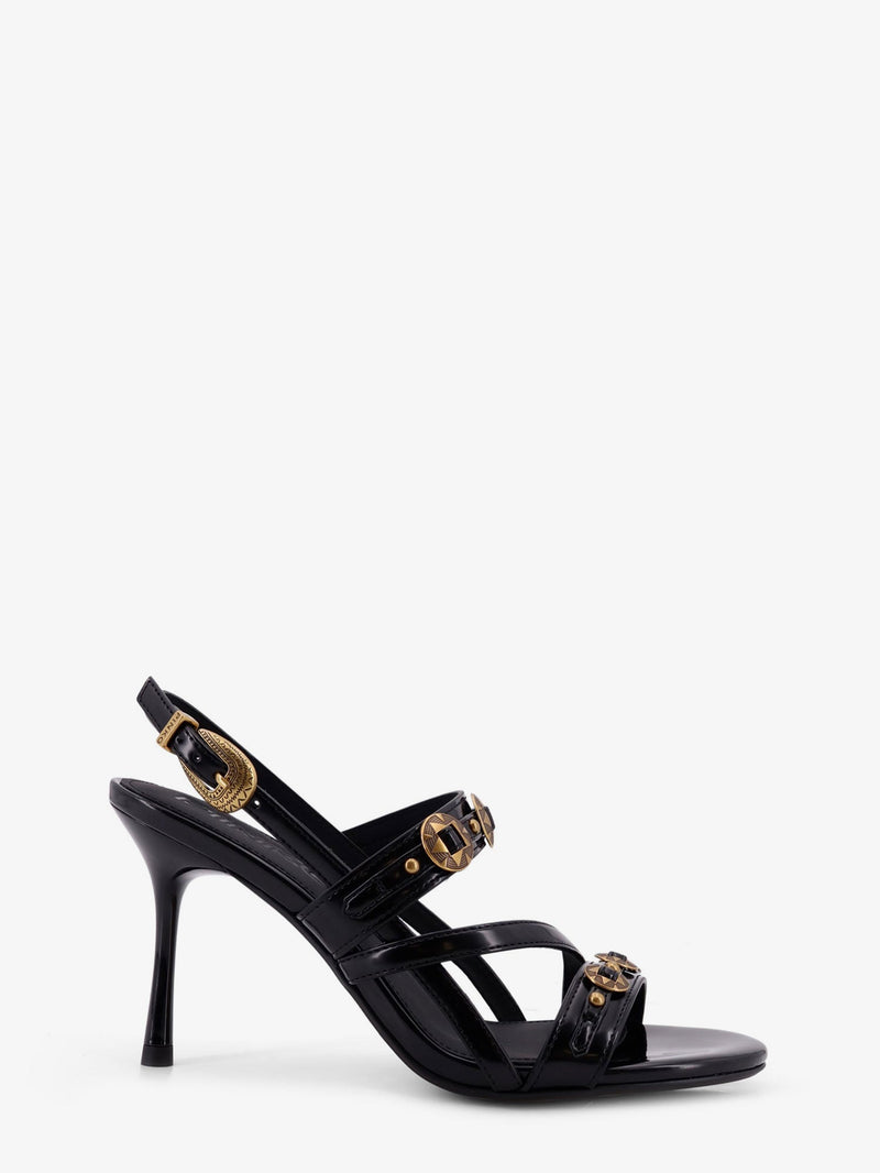 Pinko Pinko Vanda Leather Sandals Black Women - World Class Fashion