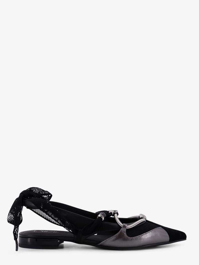 Pinko Pinko Gianira Leather Ballerinas Black Women - World Class Fashion