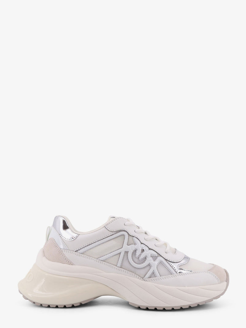 Pinko Pinko Ariel 33 Leather Sneakers White Women - World Class Fashion