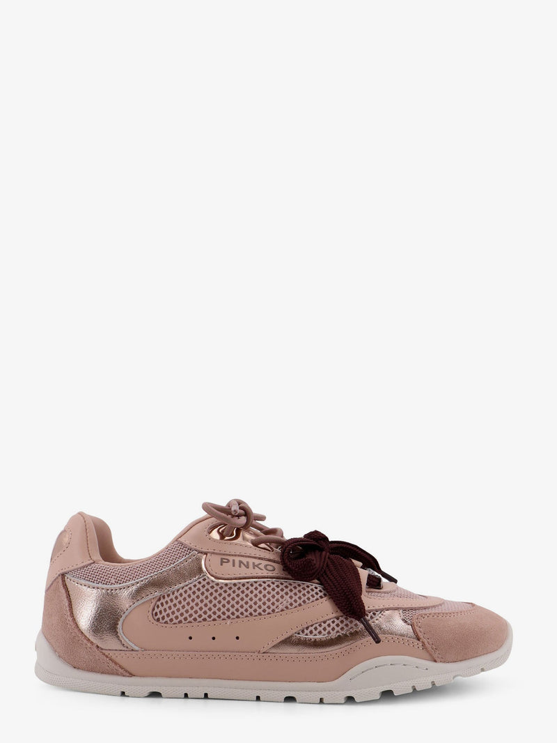 Pinko Pinko Yulia Mesh Sneakers Beige Women - World Class Fashion