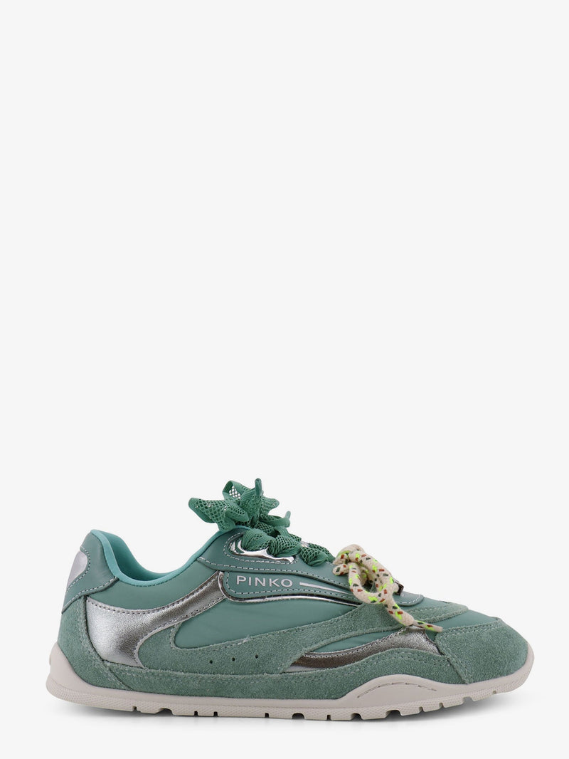 Pinko Pinko Yulia Suede Sneakers Blue Women - World Class Fashion