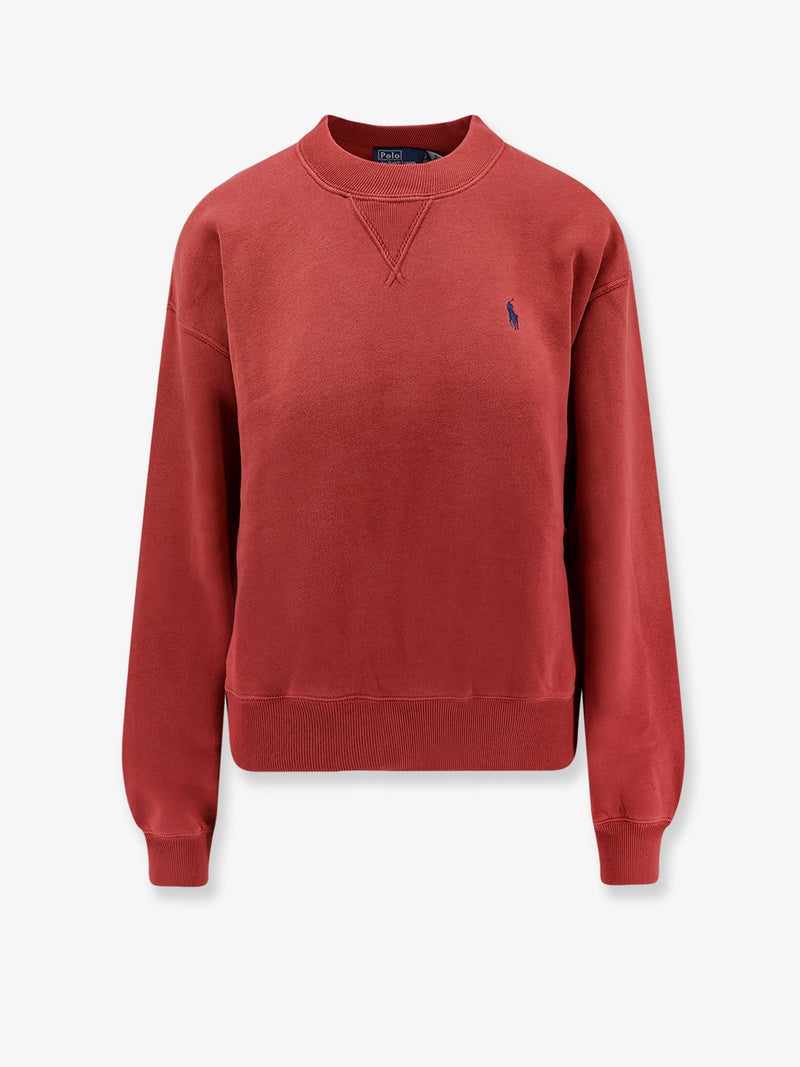 Polo Ralph Lauren Polo Ralph Lauren Cotton Blend Sweatshirt Red Women - World Class Fashion