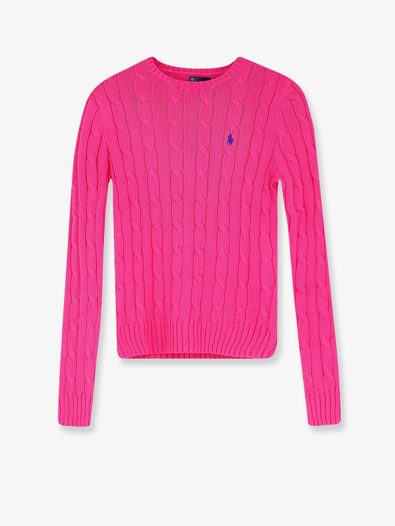 Polo Ralph Lauren Polo Ralph Lauren Suéter de algodón rosa para mujer - World Class Fashion