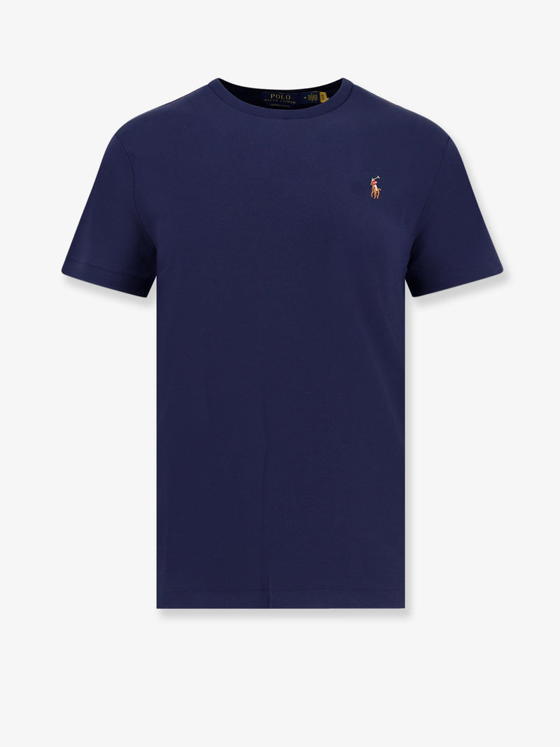 Polo Ralph Lauren Polo Ralph Lauren Camiseta de algodón azul para hombre - World Class Fashion