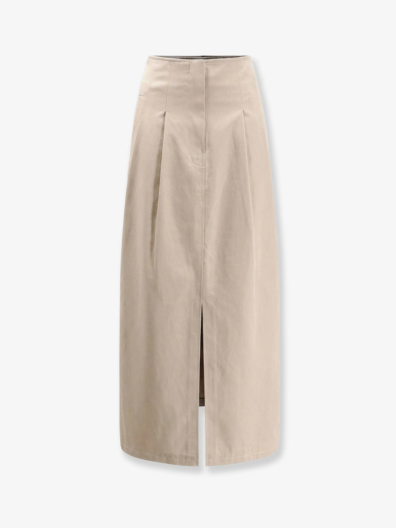 R2W R2W Siona Falda Larga de Algodón Beige - World Class Fashion