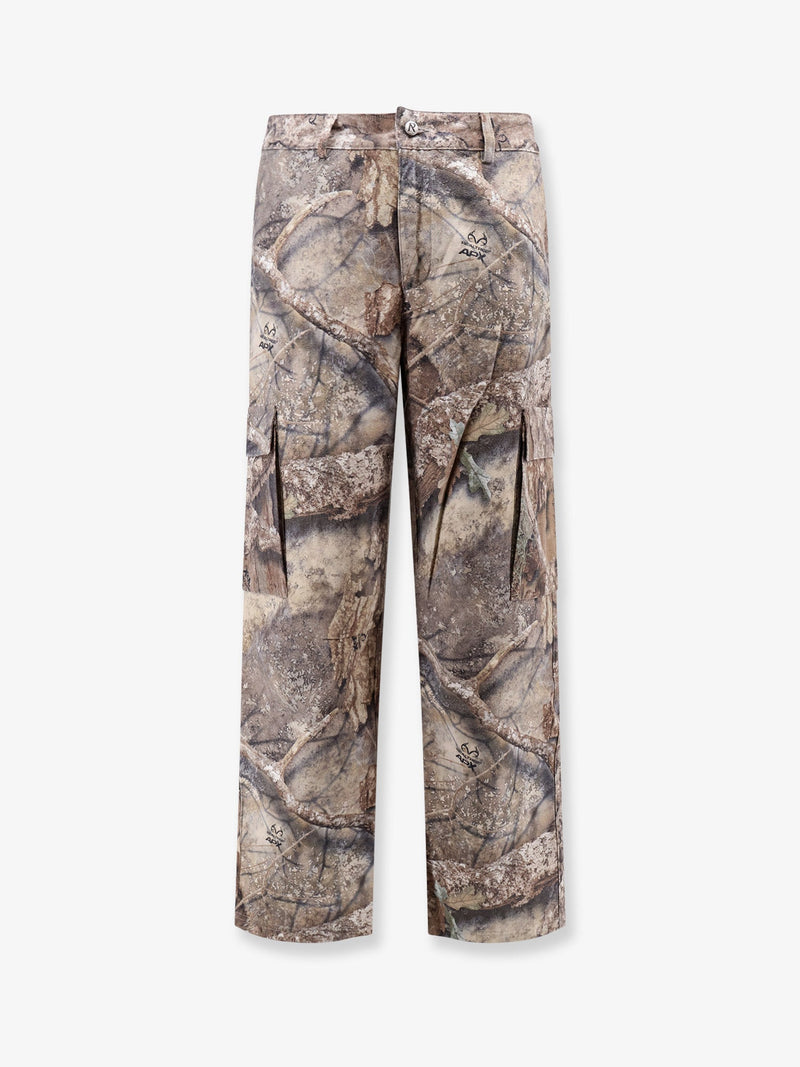 Represent Represent Cargo Trousers Real Tree Camouflage Brown - World Class Fashion