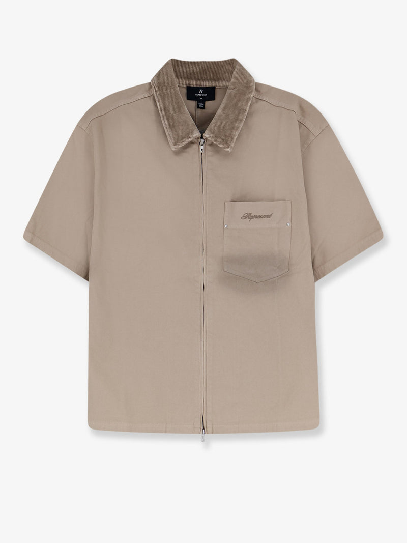 Represent Represent Ramona Cotton Shirt Beige - World Class Fashion