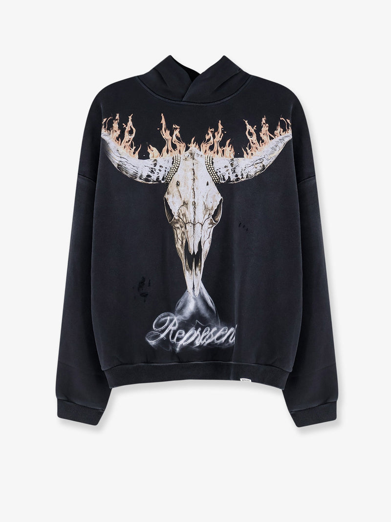 Represent Represent Cotton Sweatshirt Black Men - World Class Fashion