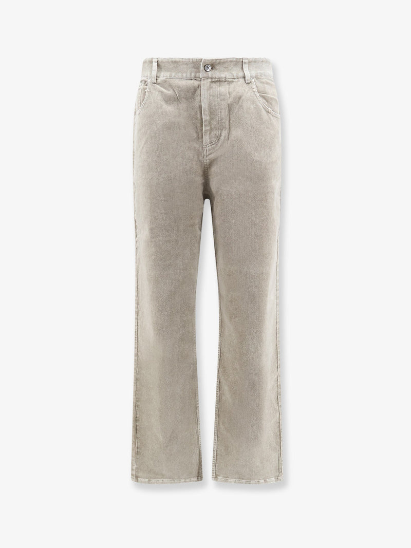 Represent Represent Velvet Trousers Grey Men - World Class Fashion