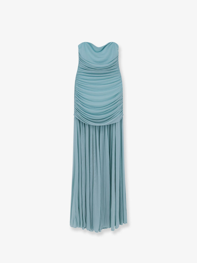 Retrofete Retrofete Vestido Largo Adele Verde - World Class Fashion