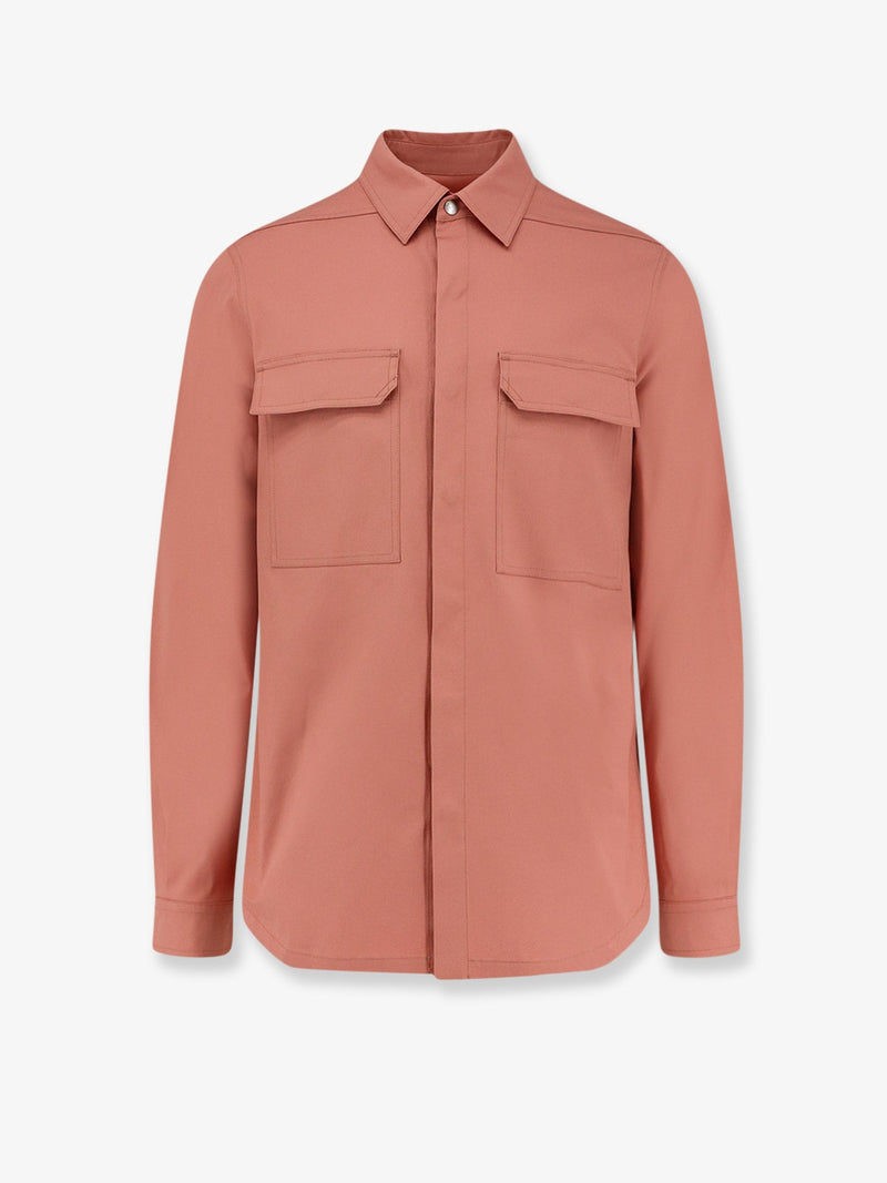 Rick Owens Rick Owens Organic Cotton Shirt Pink - World Class Fashion