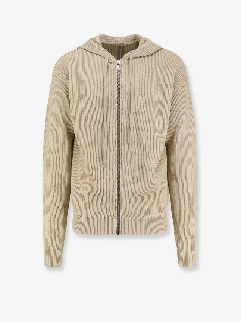 Rick Owens Cárdigan Rick Owens de lana virgen beige - World Class Fashion
