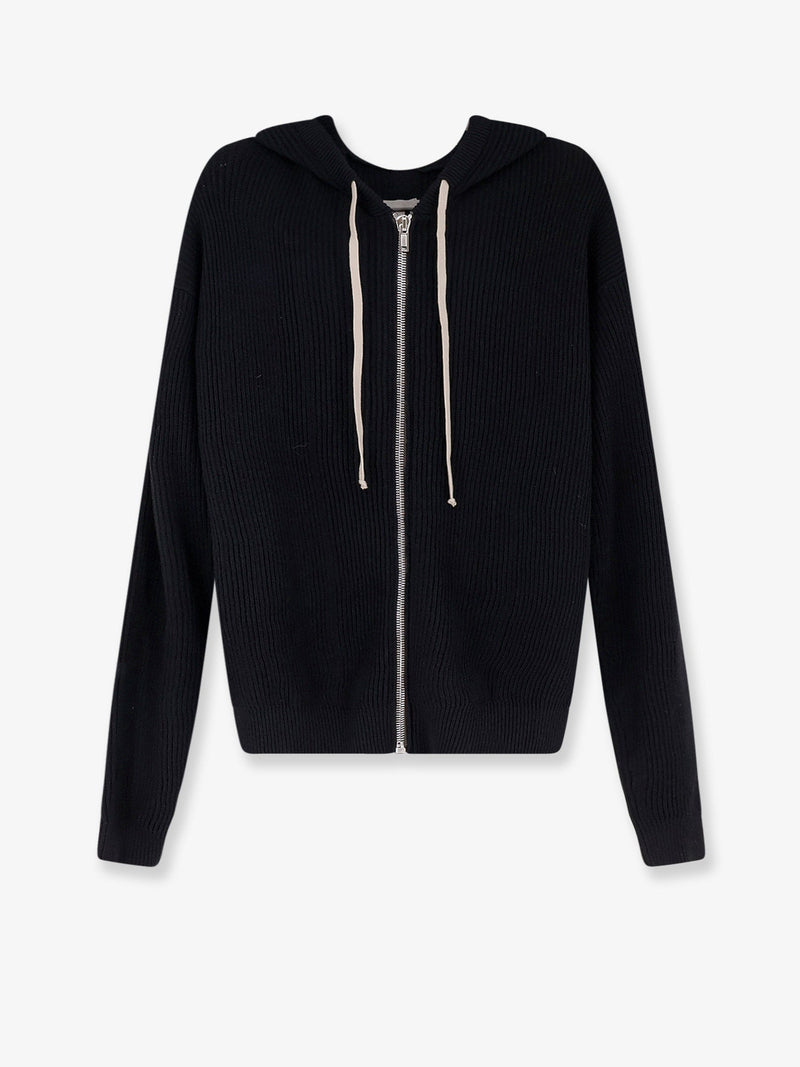 Rick Owens Cárdigan con capucha de lana virgen Rick Owens negro - World Class Fashion