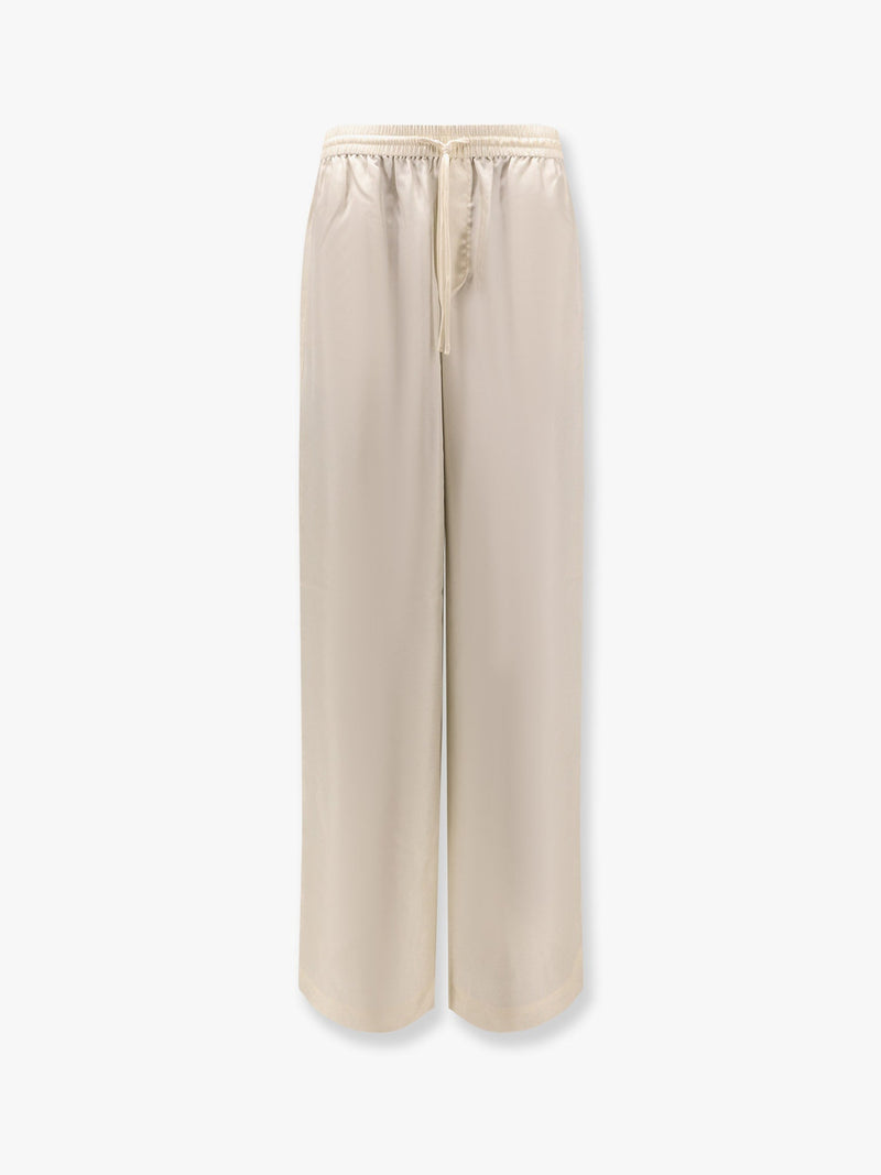 Rohe Pantalones de seda Rohe Jogger, color beige - World Class Fashion