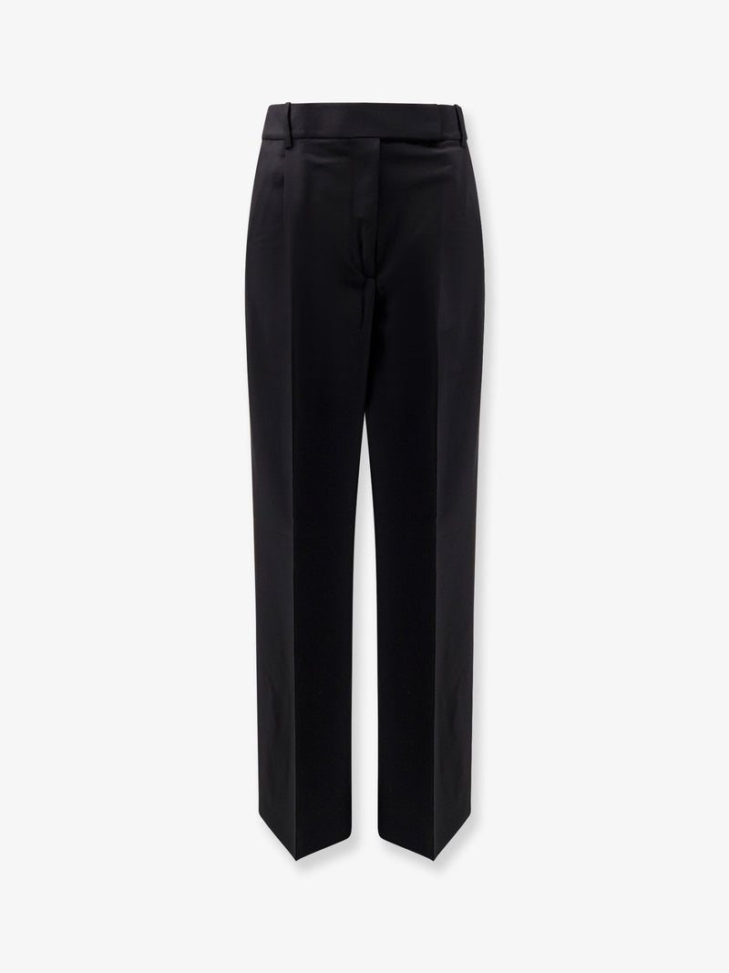 Rohe Rohe Midwaist Wool Blend Trousers Black - World Class Fashion