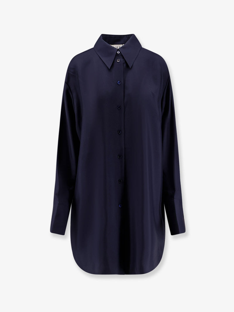 Rohe Rohe Silk Shirt Blue Women - World Class Fashion