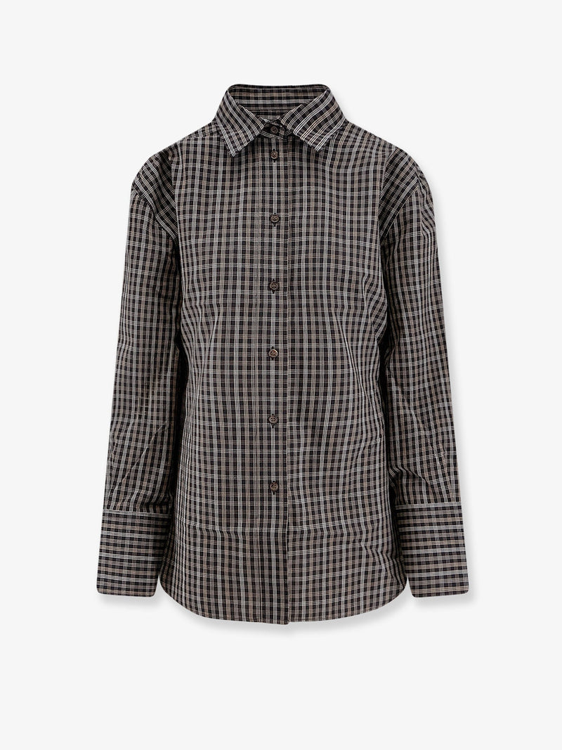 Rohe Rohe Cotton Check Shirt Brown Women - World Class Fashion