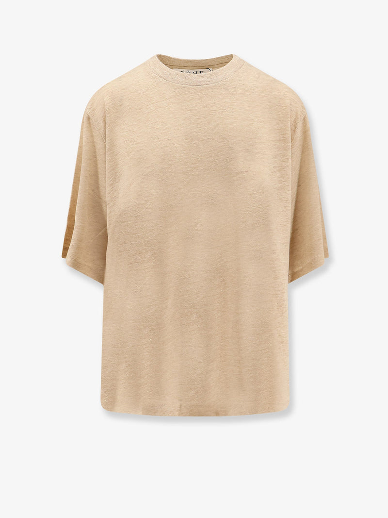Rohe Rohe Linen T-Shirt Beige Women - World Class Fashion