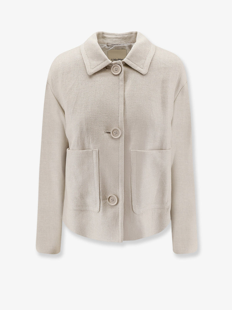 's Max Mara 'S Max Mara Smmdattero Linen And Cotton Jacket - World Class Fashion