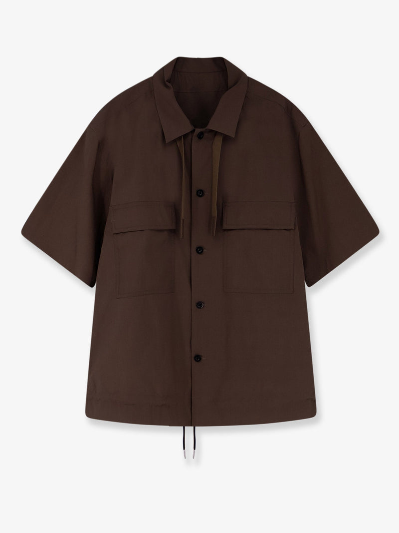 Sacai Sacai Cotton Shirt Green Men - World Class Fashion