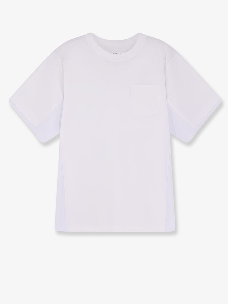 Sacai Camiseta de algodón Sacai Blanca para hombre - World Class Fashion