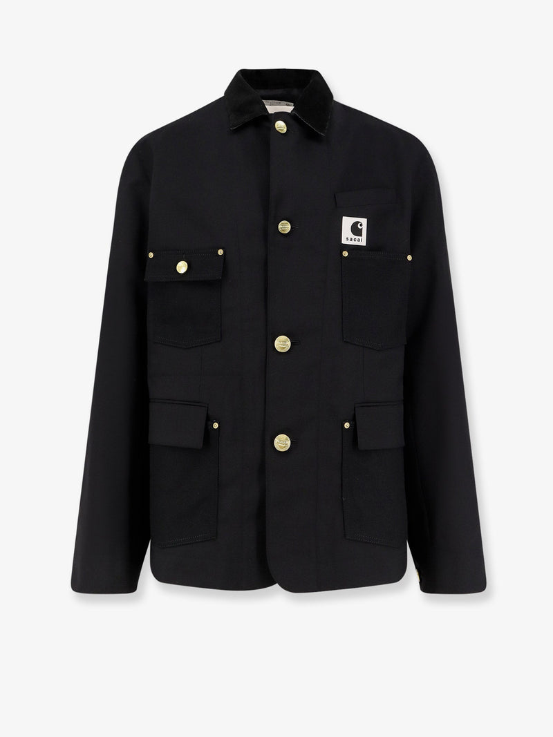 Sacai X Carhartt Wip Sacai X Carhartt Wip Jacket Black Men - World Class Fashion