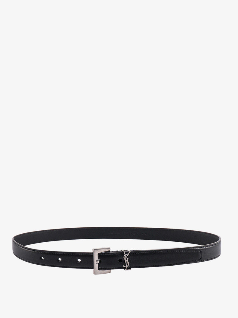 Saint Laurent Saint Laurent Leather Belt Black Women - World Class Fashion