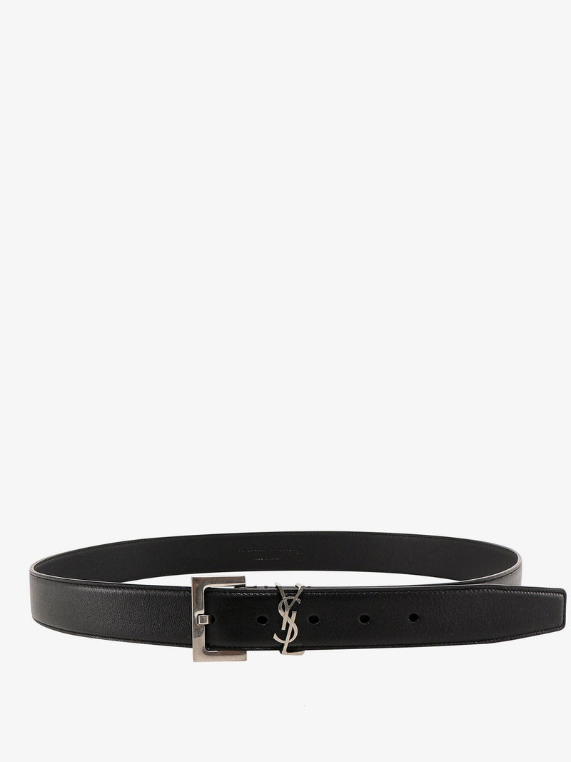 Saint Laurent Saint Laurent Leather Belt Black Women - World Class Fashion