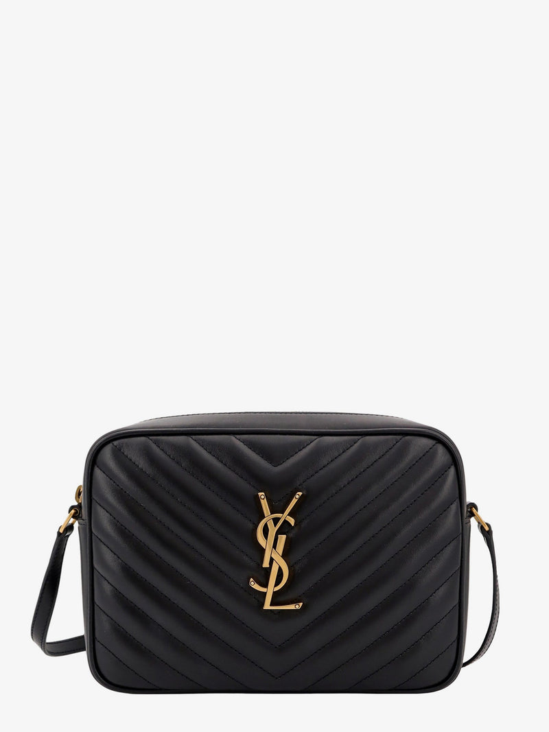 Saint Laurent Saint Laurent Quilted Leather Camera Bag Black - World Class Fashion
