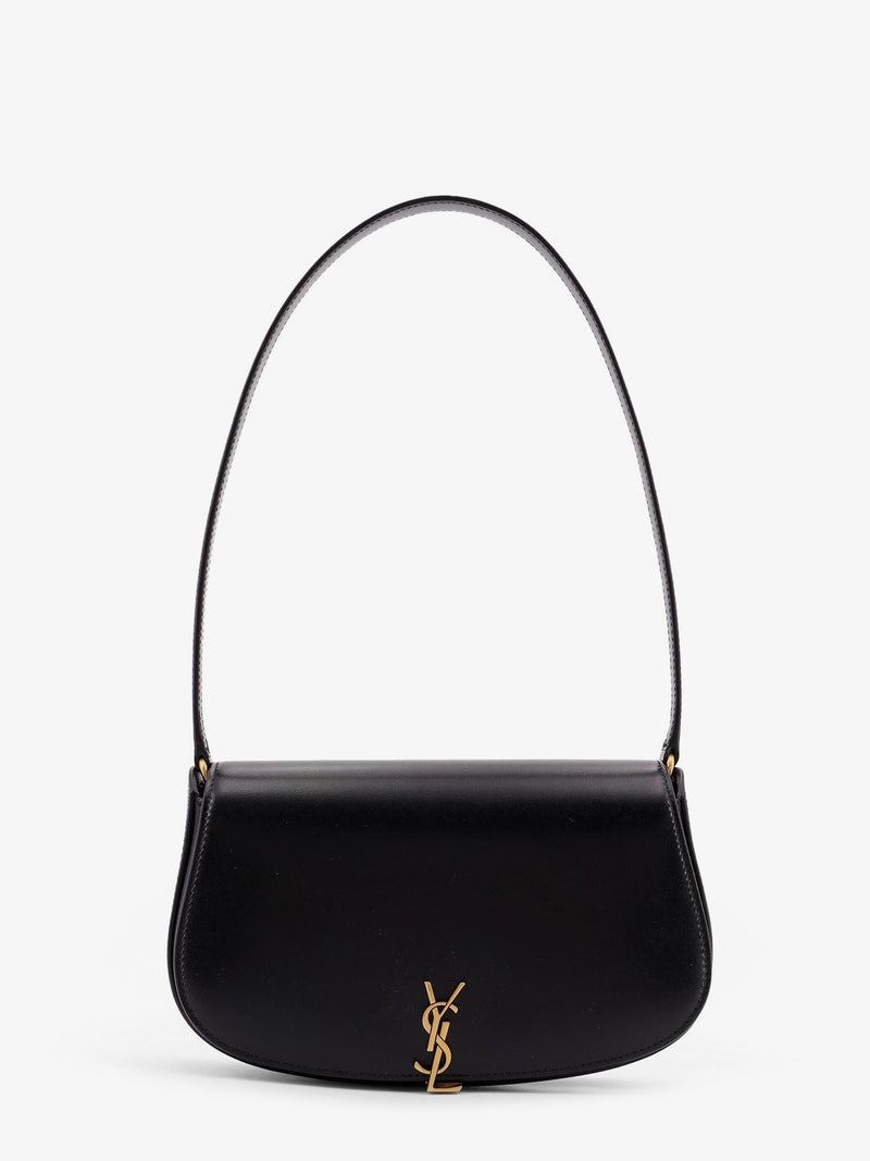 Saint Laurent Saint Laurent Voltaire Mini Leather Shoulder Bag Black - World Class Fashion