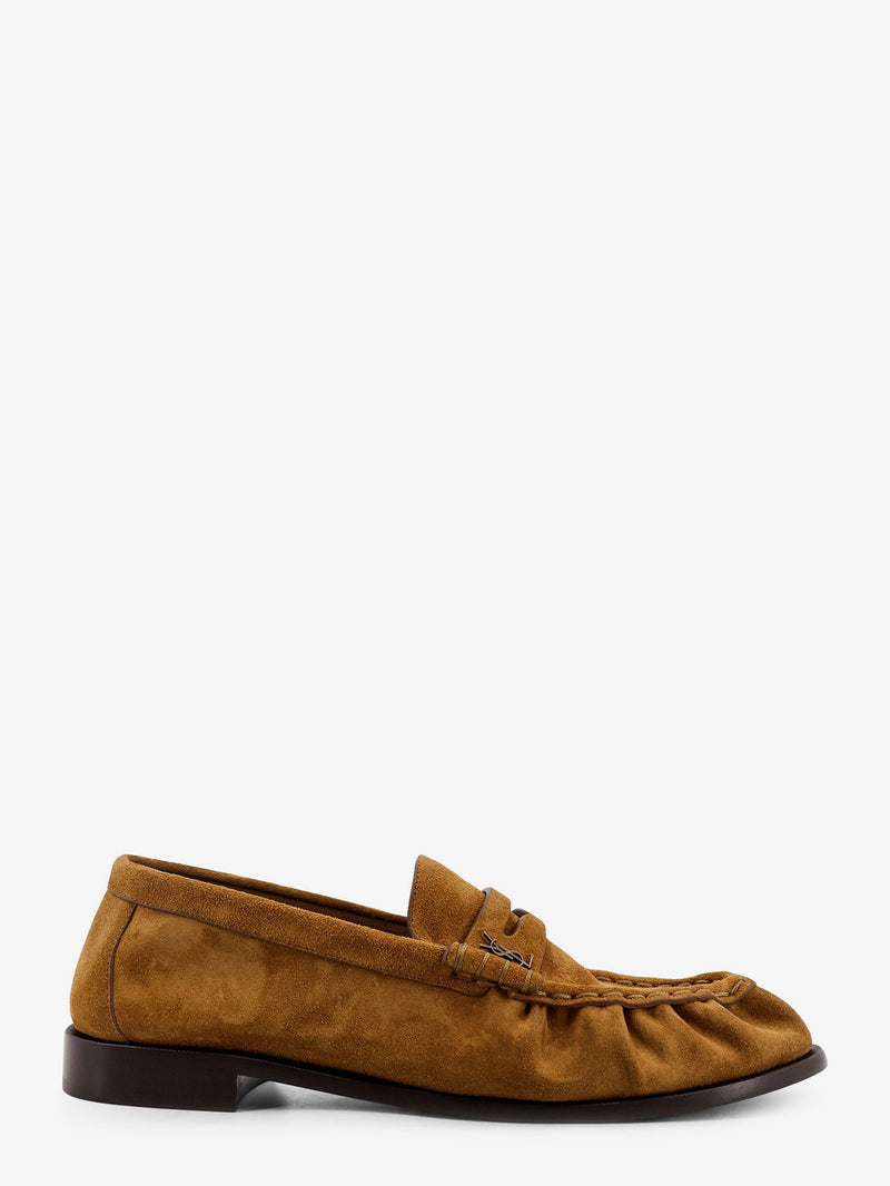 Saint Laurent Saint Laurent Le Loafer 15 Suede Loafer Brown - World Class Fashion