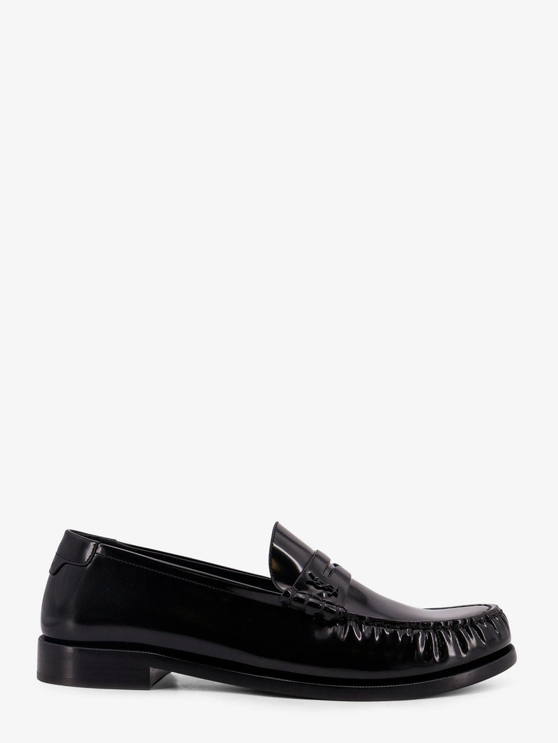 Saint Laurent Saint Laurent Le Loafer 15 Leather Loafer Black - World Class Fashion