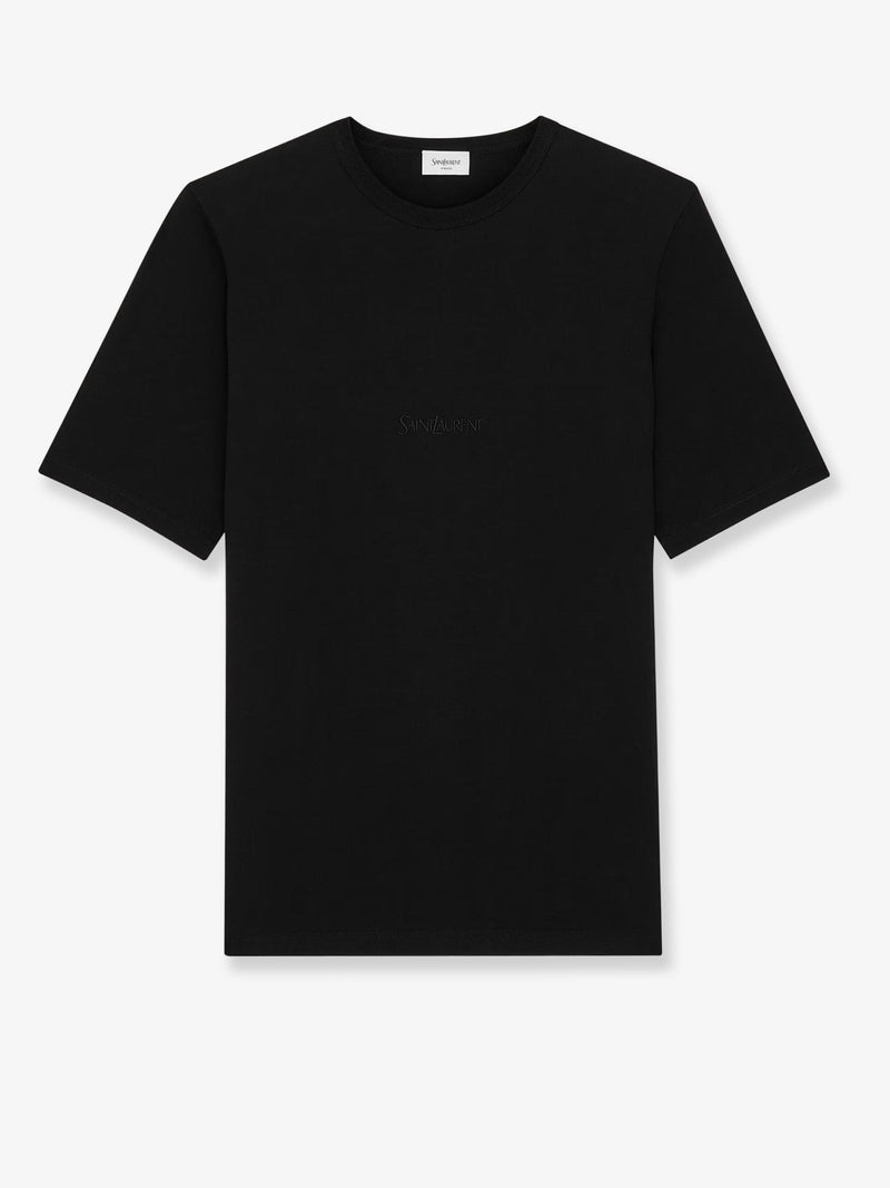 Saint Laurent Saint Laurent Cotton T-Shirt Black Men - World Class Fashion