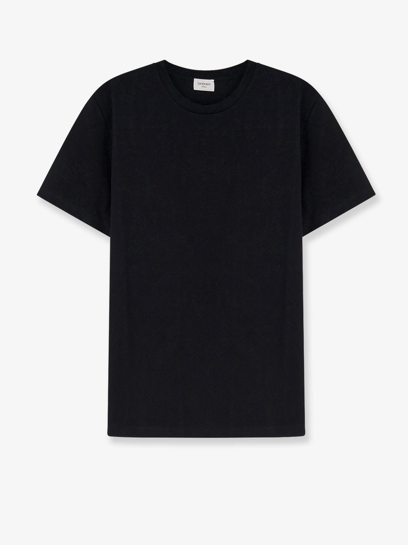 Saint Laurent Saint Laurent Certified Cotton T-Shirt Black - World Class Fashion