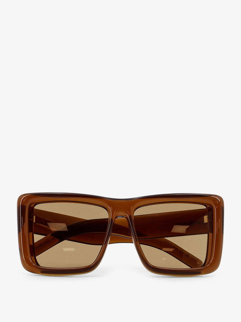 Saint Laurent Saint Laurent Acetate Sunglasses Brown Women - World Class Fashion