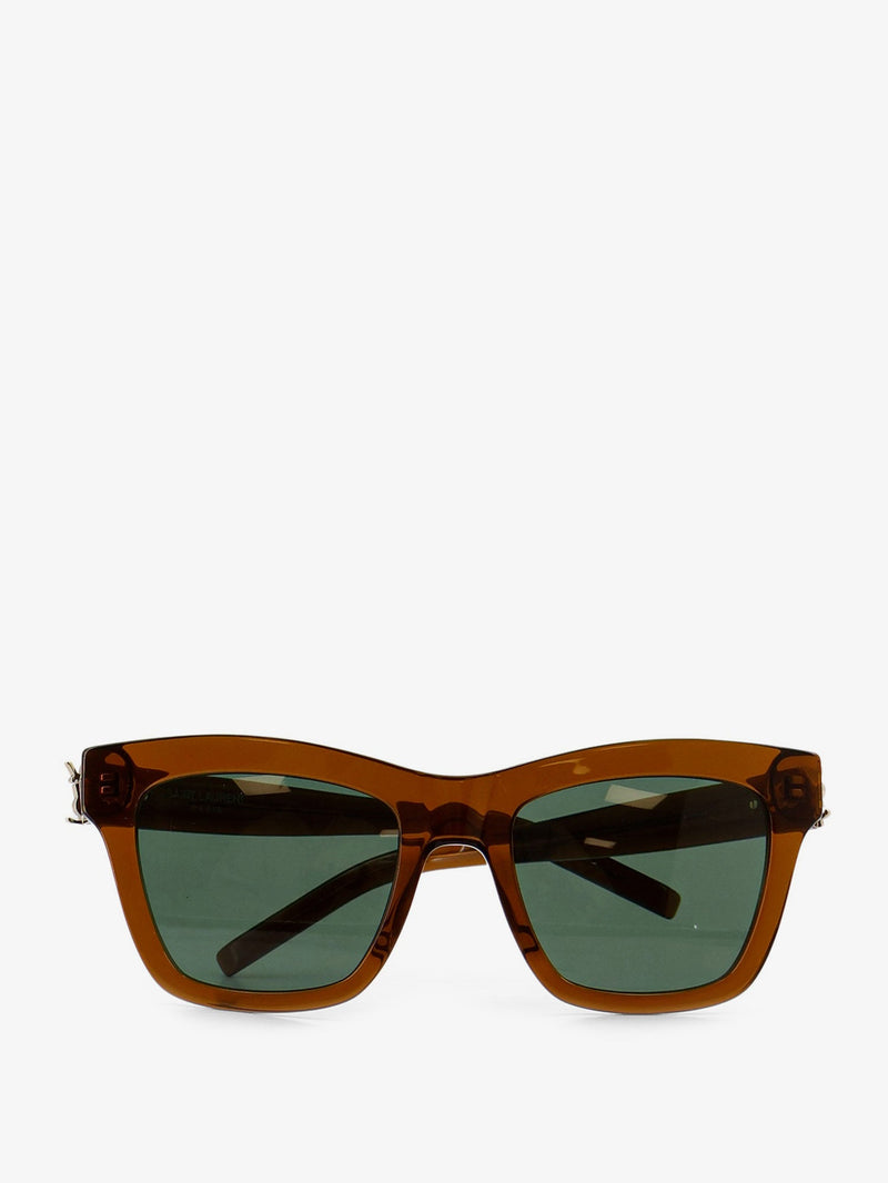 Saint Laurent Saint Laurent Acetate Sunglasses Brown Women - World Class Fashion