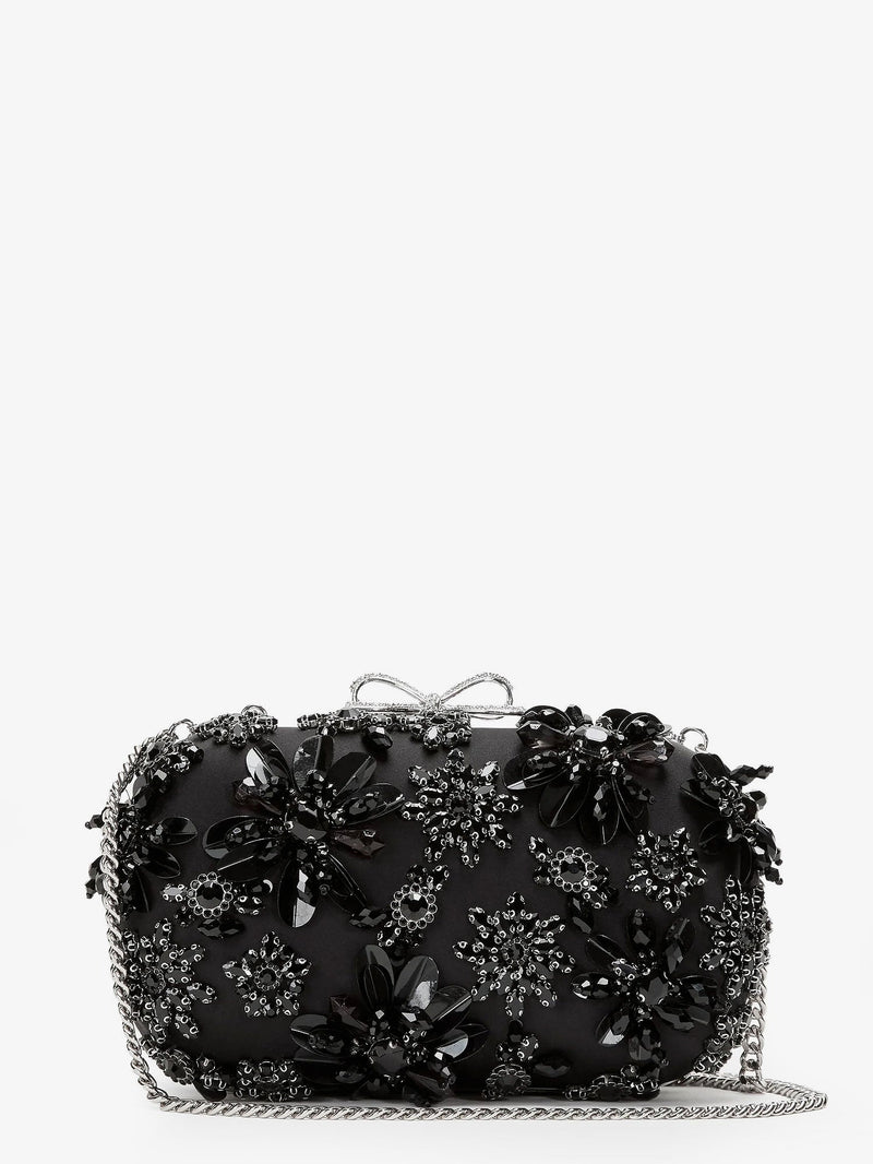 Self-Portrait Self Portrait Crystals Clutch Bag - World Class Fashion