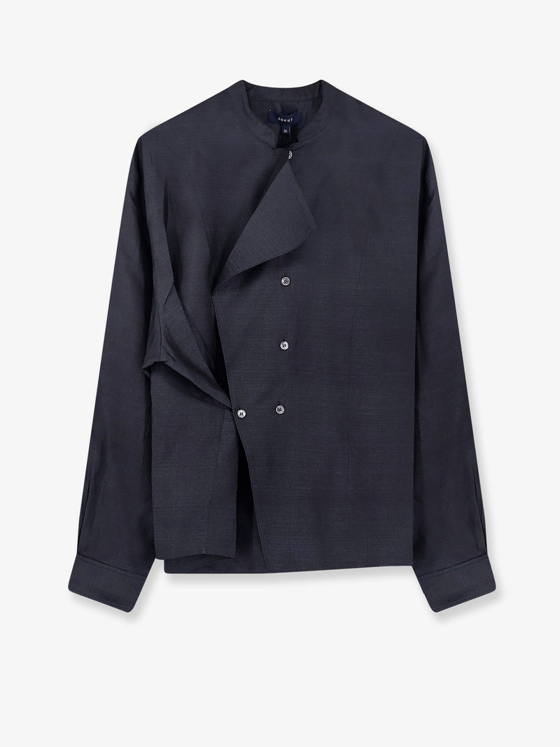 Soeur Soeur Hampton Silk Shirt Blue - World Class Fashion